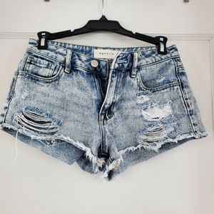 PacSun - High Rise Festival Shorts (Medium Indigo) Size 23